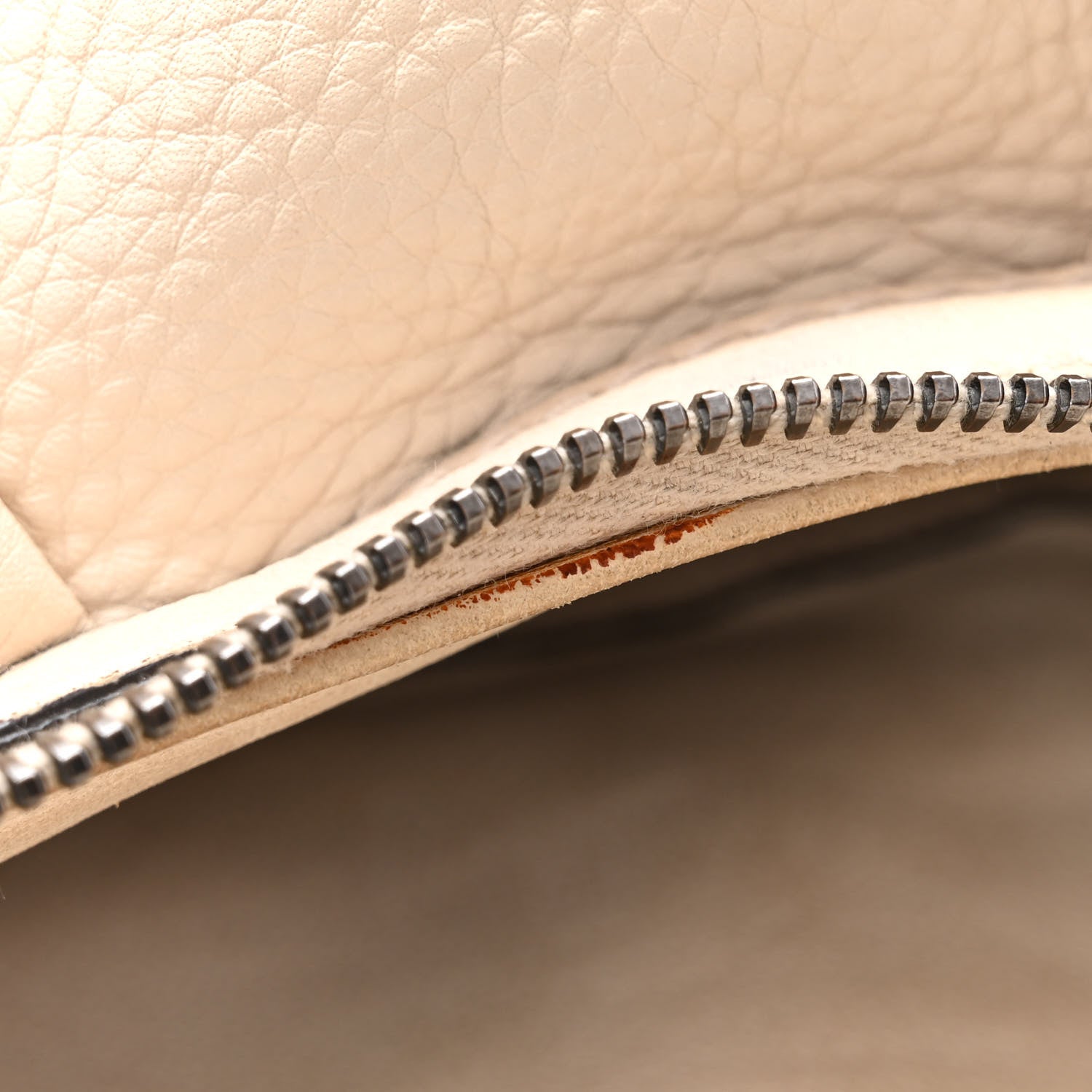 Gucci Pebbled Calfskin Medium Icon Bit Shoulder Bag Ivory 16 of 17