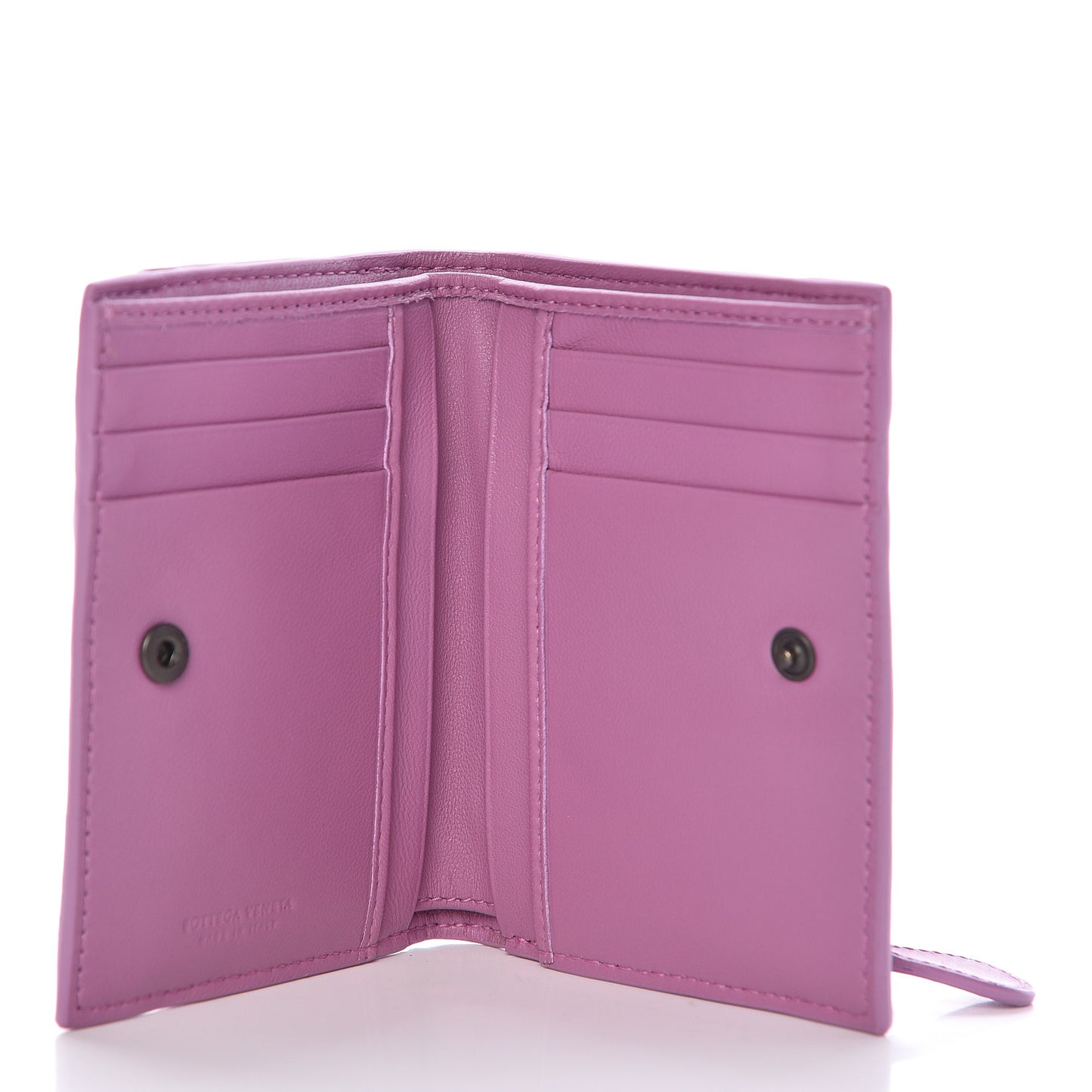 Nappa Intrecciato Compact Wallet Twilight