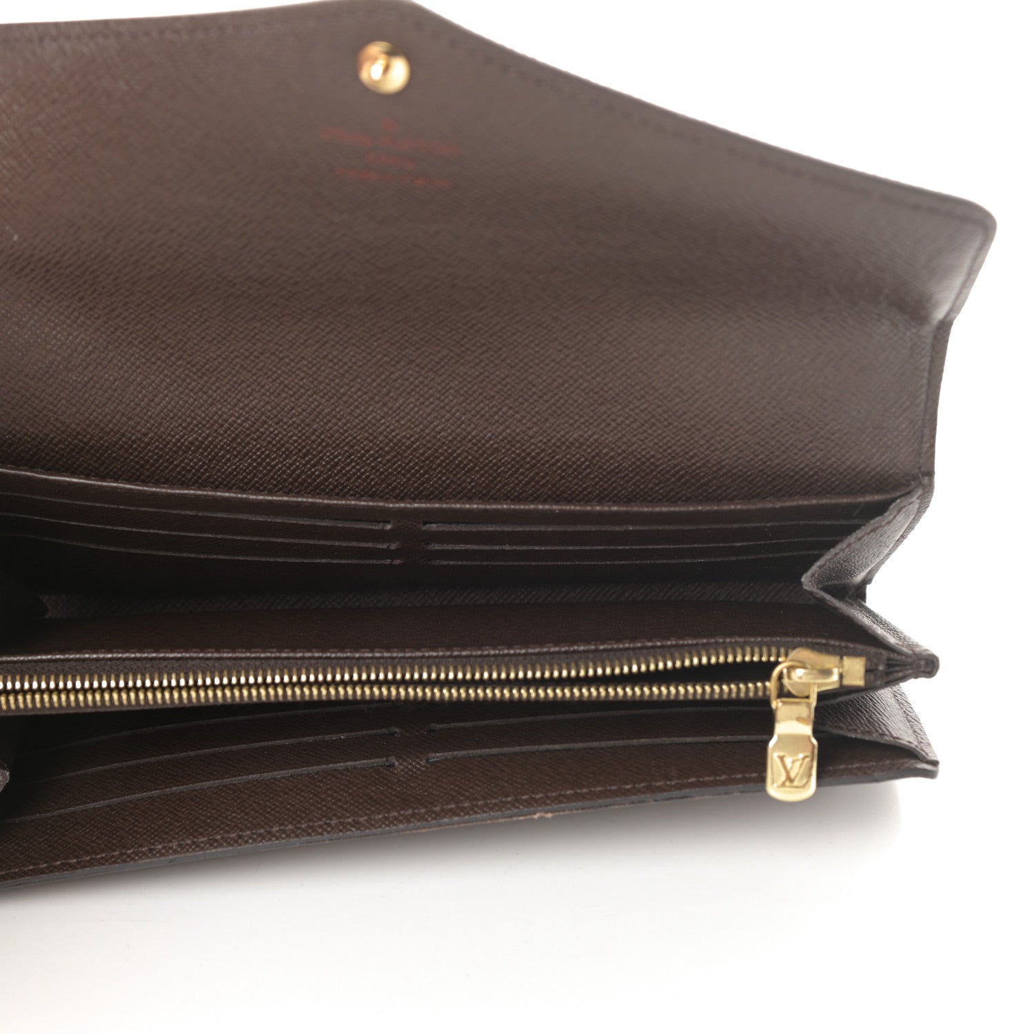 Louis Vuitton Damier Ebene Sarah Wallet NM 5 of 12