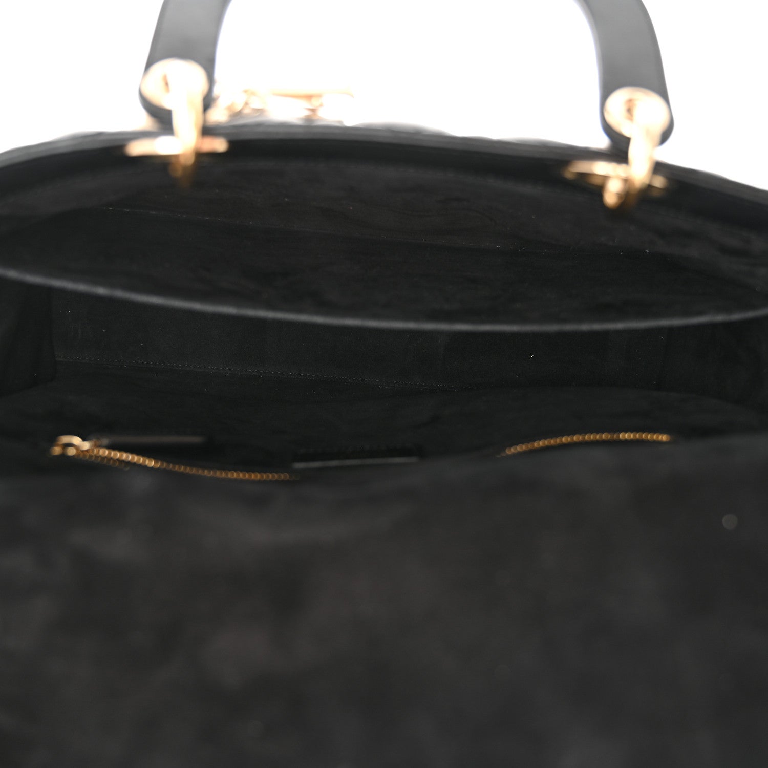Christian Dior Lambskin Cannage Large Lady Dior Black 5 of 14