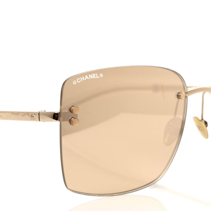 Chanel Metal Square Sunglasses 71309 Gold 7 of 8