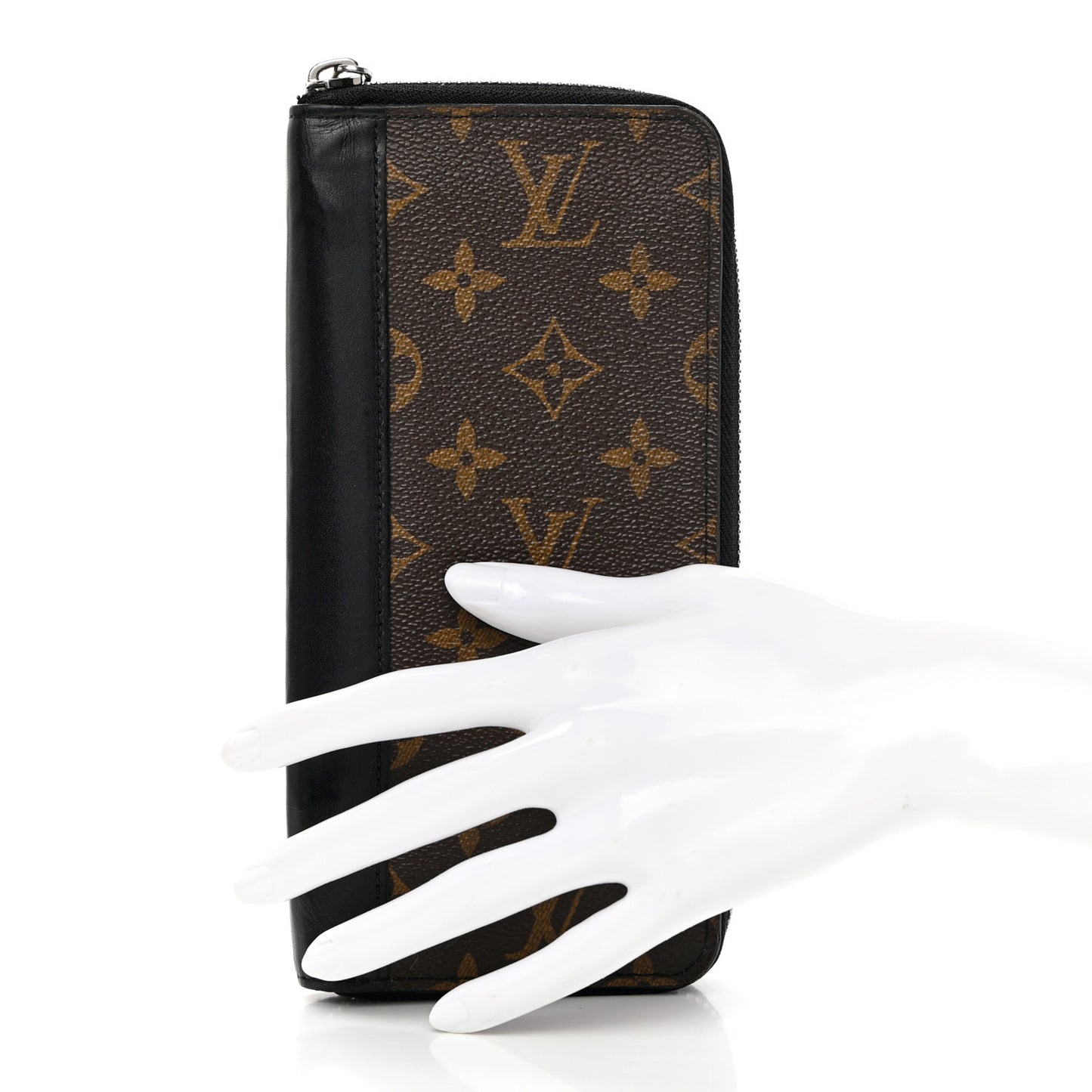 Monogram Macassar Vertical Zippy Wallet