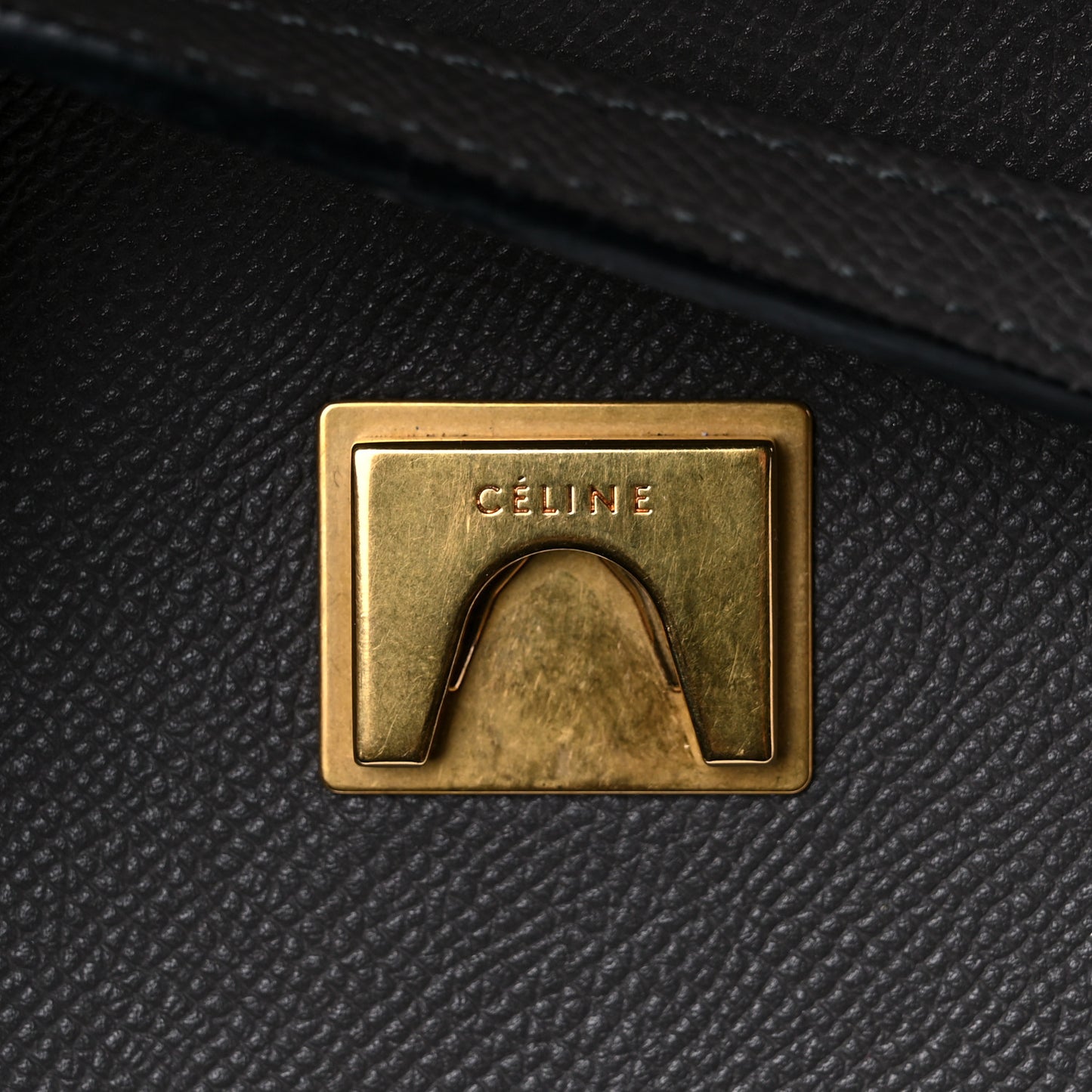 Baby Grained Calfskin Micro Belt Bag Grey