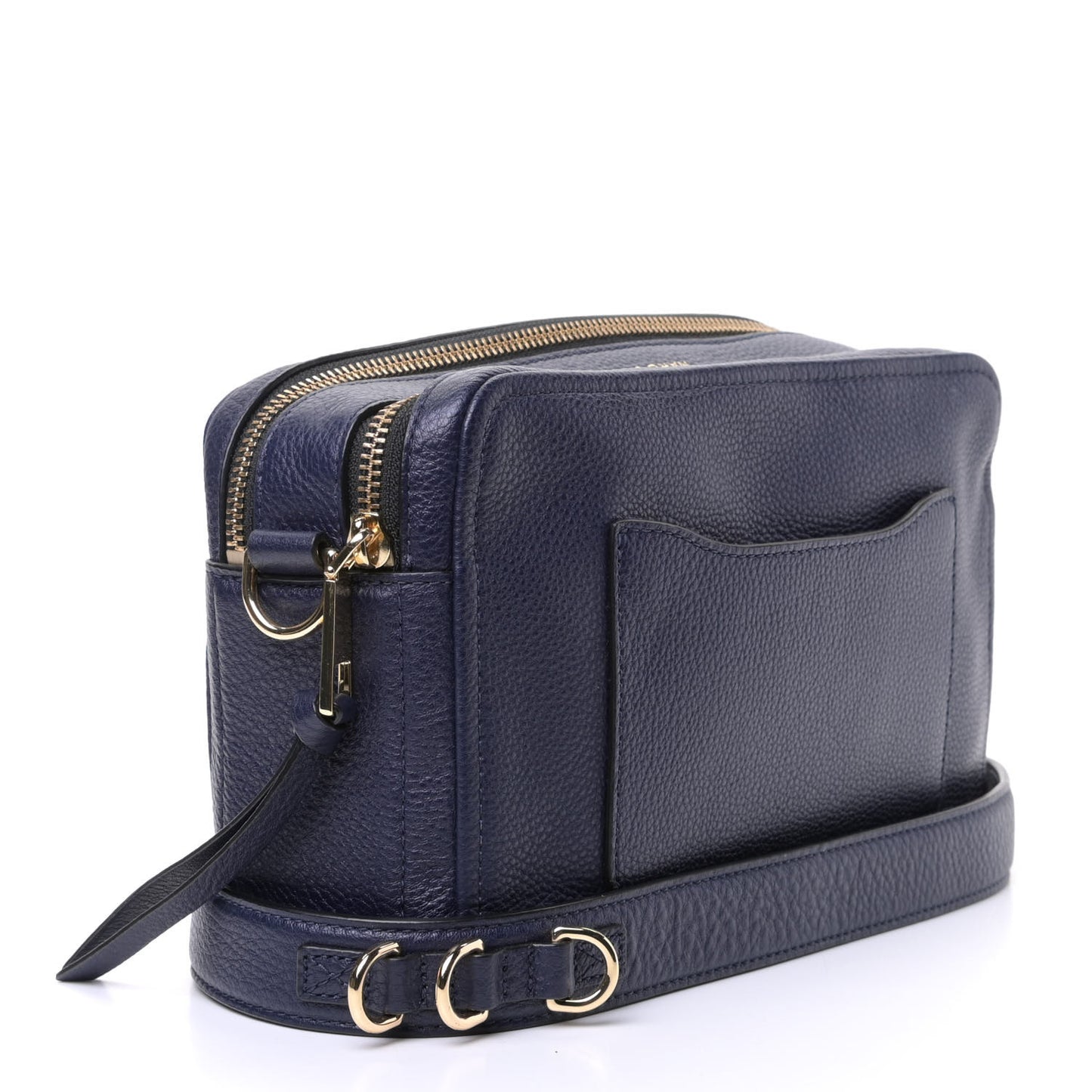 Supple Natural Grain Calfskin The Softshot 27 Bag Navy