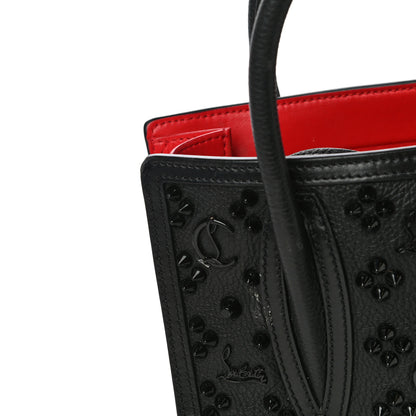 Christian Louboutin Calfskin Spikes Loubinthesky Mini Paloma Black 10 of 16