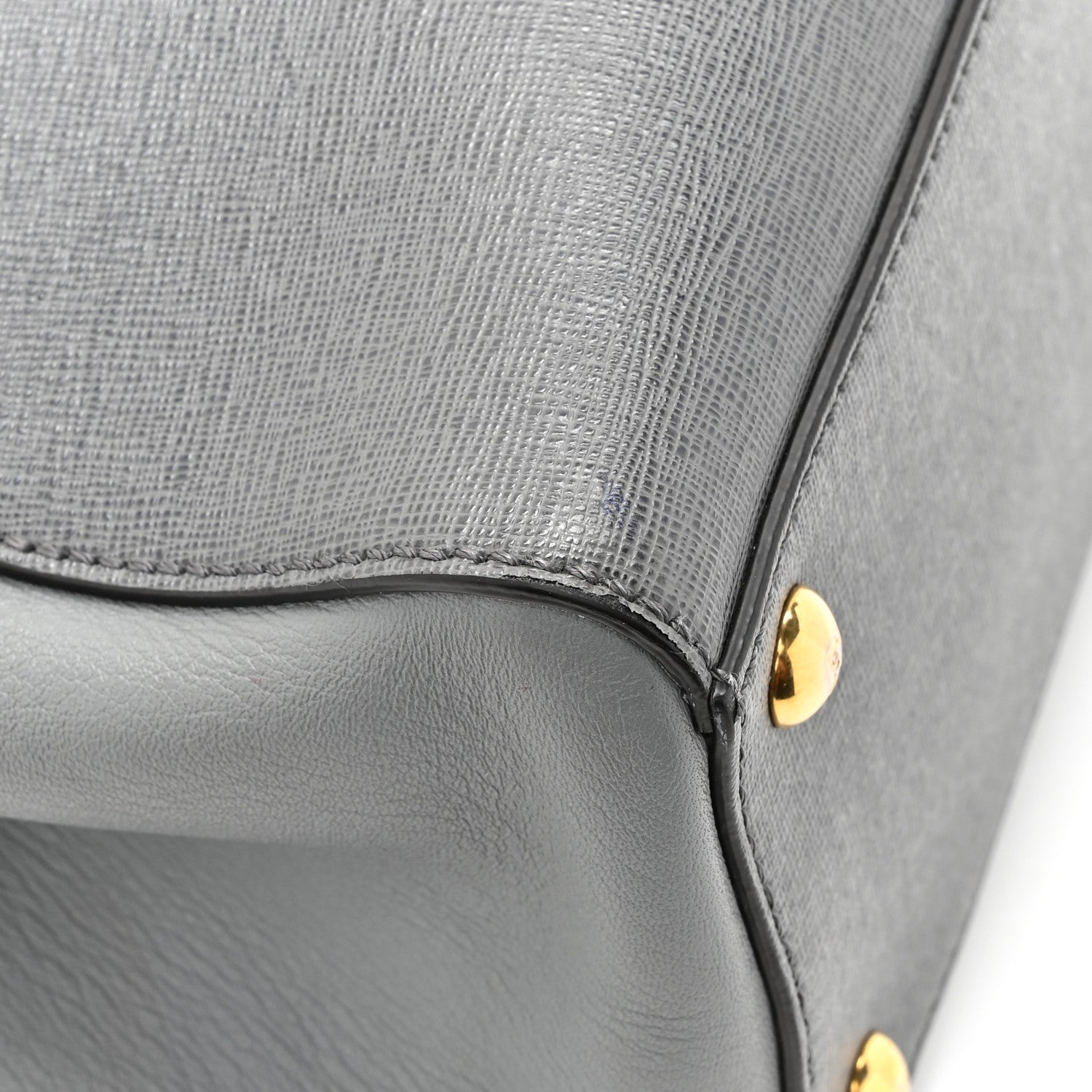 Fendi Vitello Elite Petite 2Jours Tote Grigio Grigio Chiaro 13 of 16