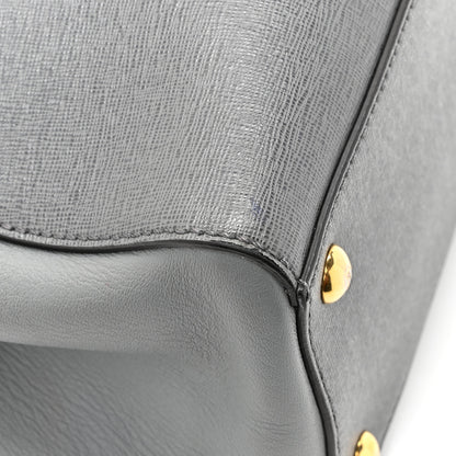 Fendi Vitello Elite Petite 2Jours Tote Grigio Grigio Chiaro 13 of 16