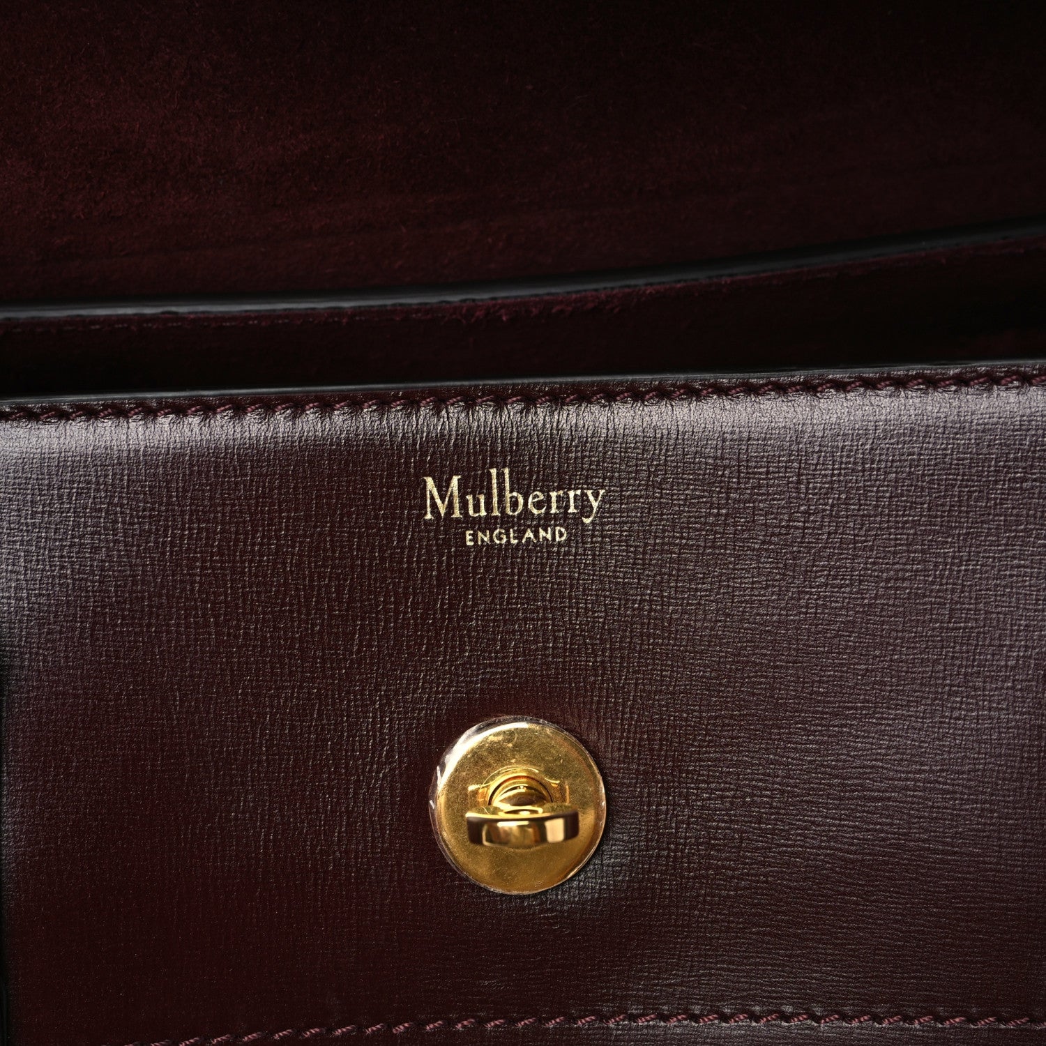 Mulberry Smooth Calfskin New Bayswater Burgundy 6 of 7
