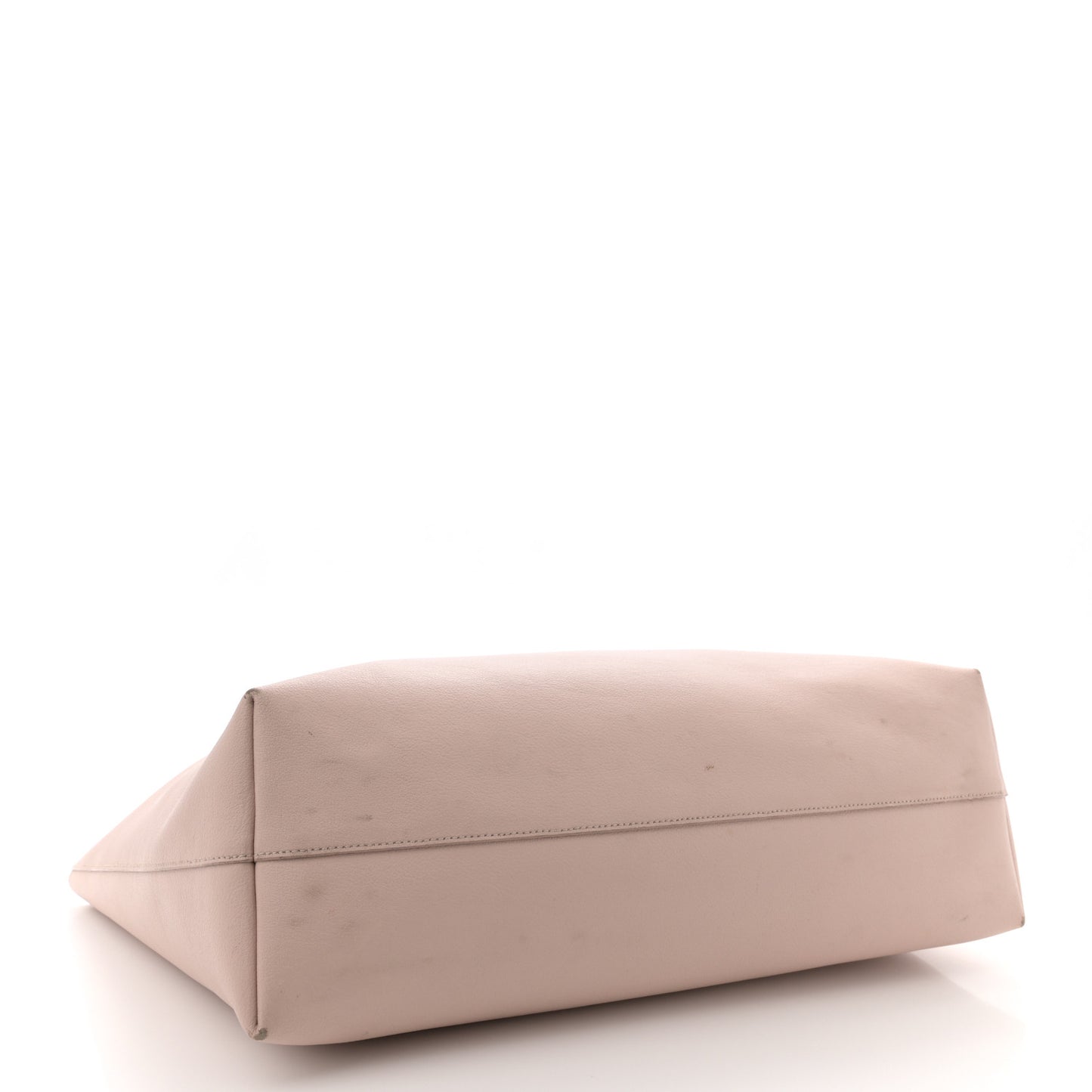 Calfskin Large Shopping Tote Pale Blush