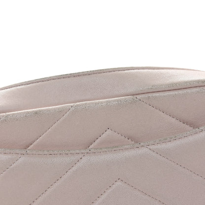 Chanel Shiny Lambskin Chevron Stitched Small Coco Camera Case Beige 11 of 12