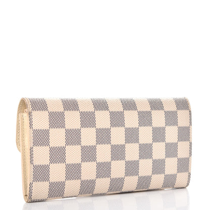 Louis Vuitton Damier Azur Emilie Wallet 3 of 9