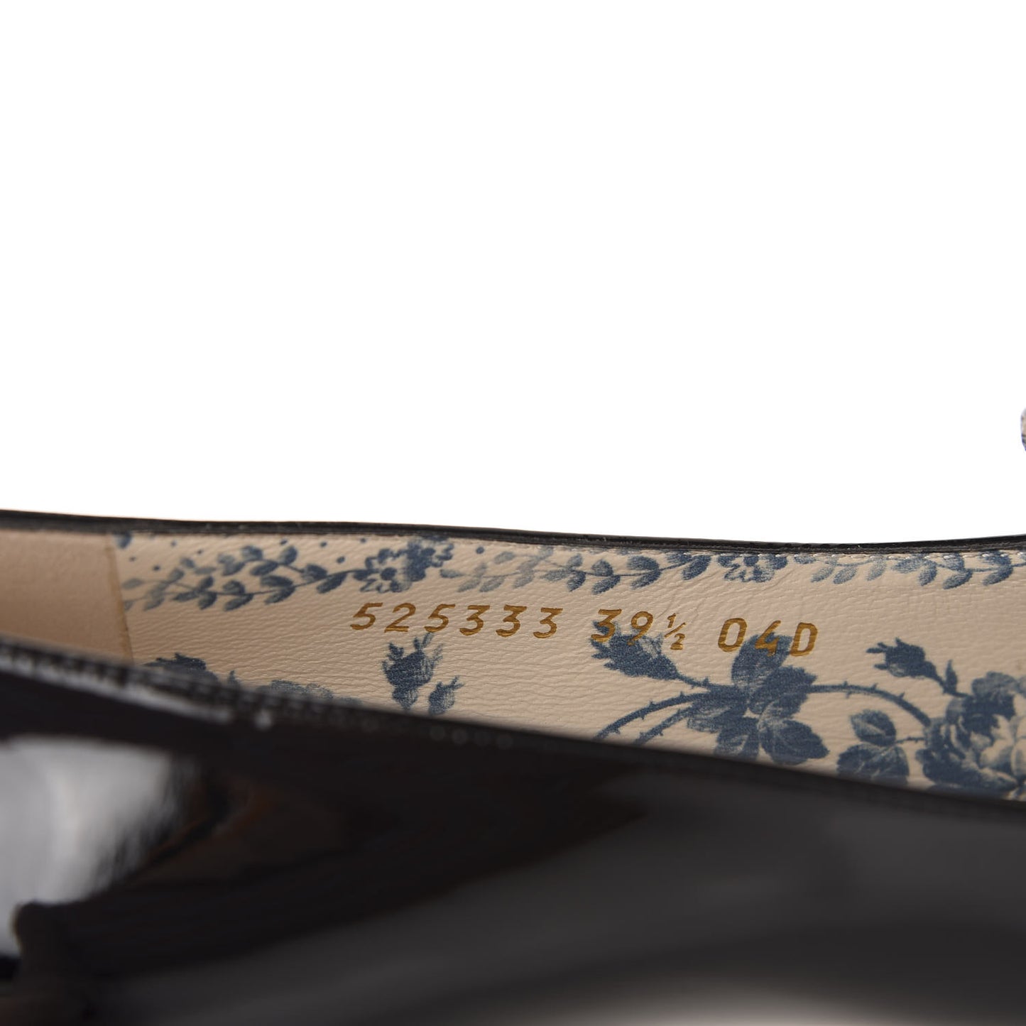 Vernice GG Victoire 55mm Loafer Pumps 39.5 Black