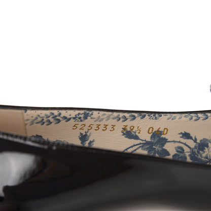 Gucci Vernice GG Victoire 55mm Loafer Pumps 39.5 Black 9 of 11