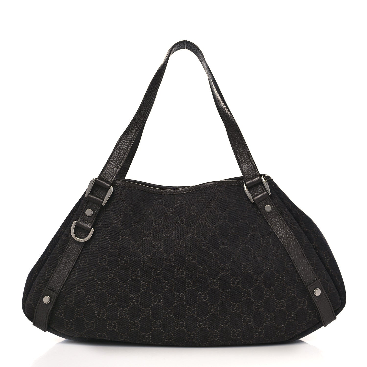 Gucci Monogram Medium Abbey Shoulder Bag Chocolate 1 of 9