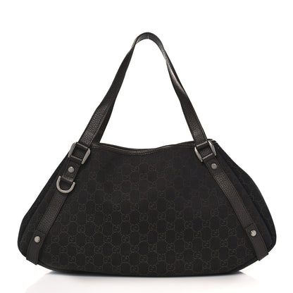 Gucci Monogram Medium Abbey Shoulder Bag Chocolate 1 of 9