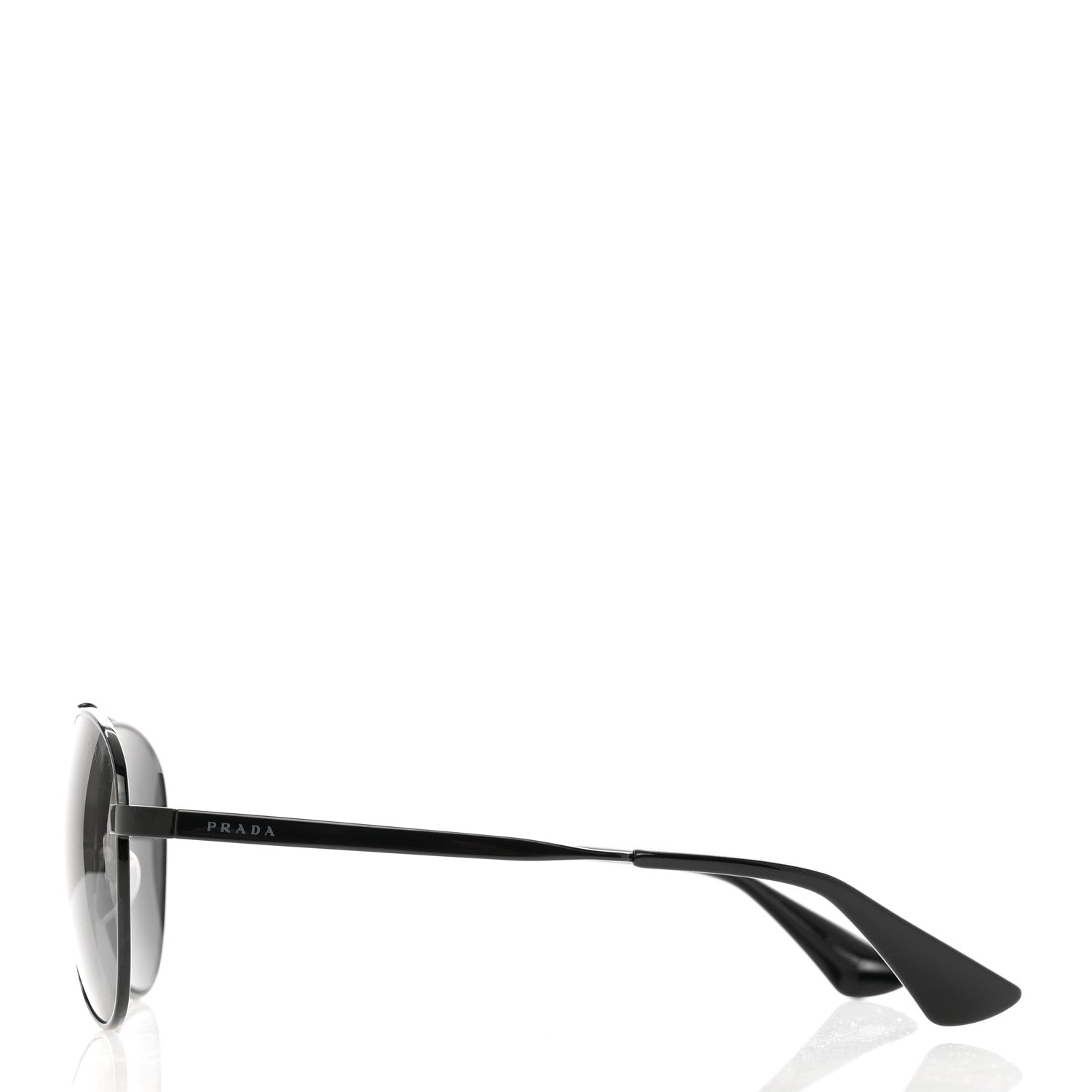 Prada Aviator Sunglasses SPR 70V Black 3 of 6