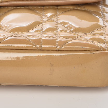 Christian Dior Patent Cannage New Lock Pouch Beige 12 of 15