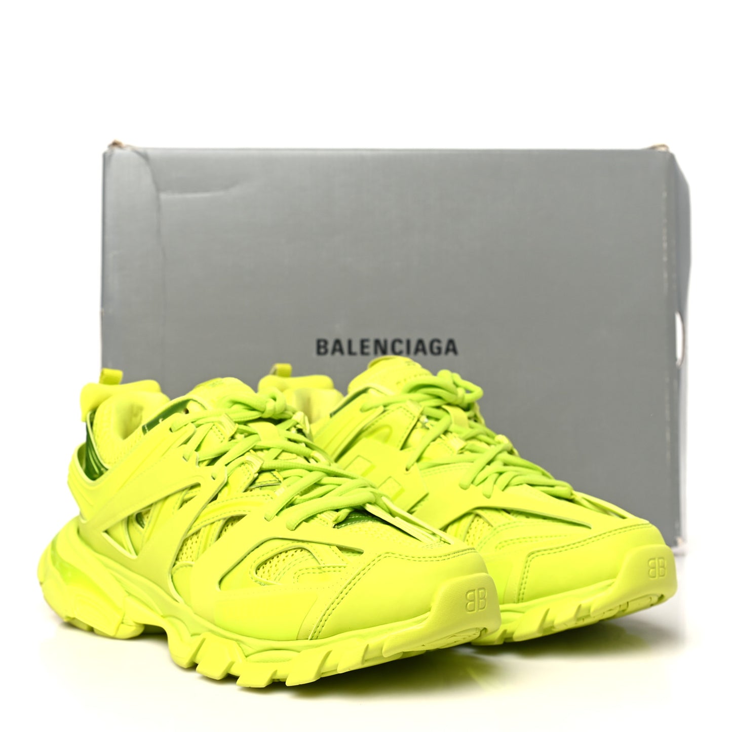 Mesh Rubber Mens Track Sneakers 41 Acid Lime