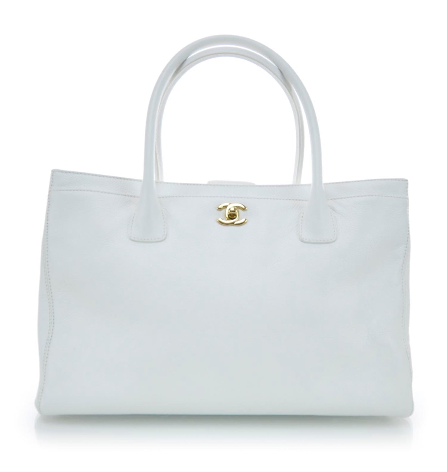 Caviar Cerf Executive Shopper Tote White