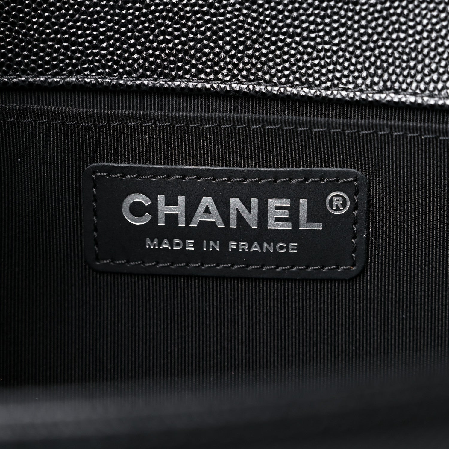 Chanel Caviar Quilted Medium Boy Flap Black 6 of 12