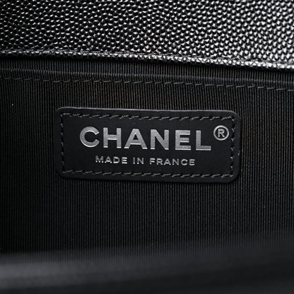Chanel Caviar Quilted Medium Boy Flap Black 6 of 12