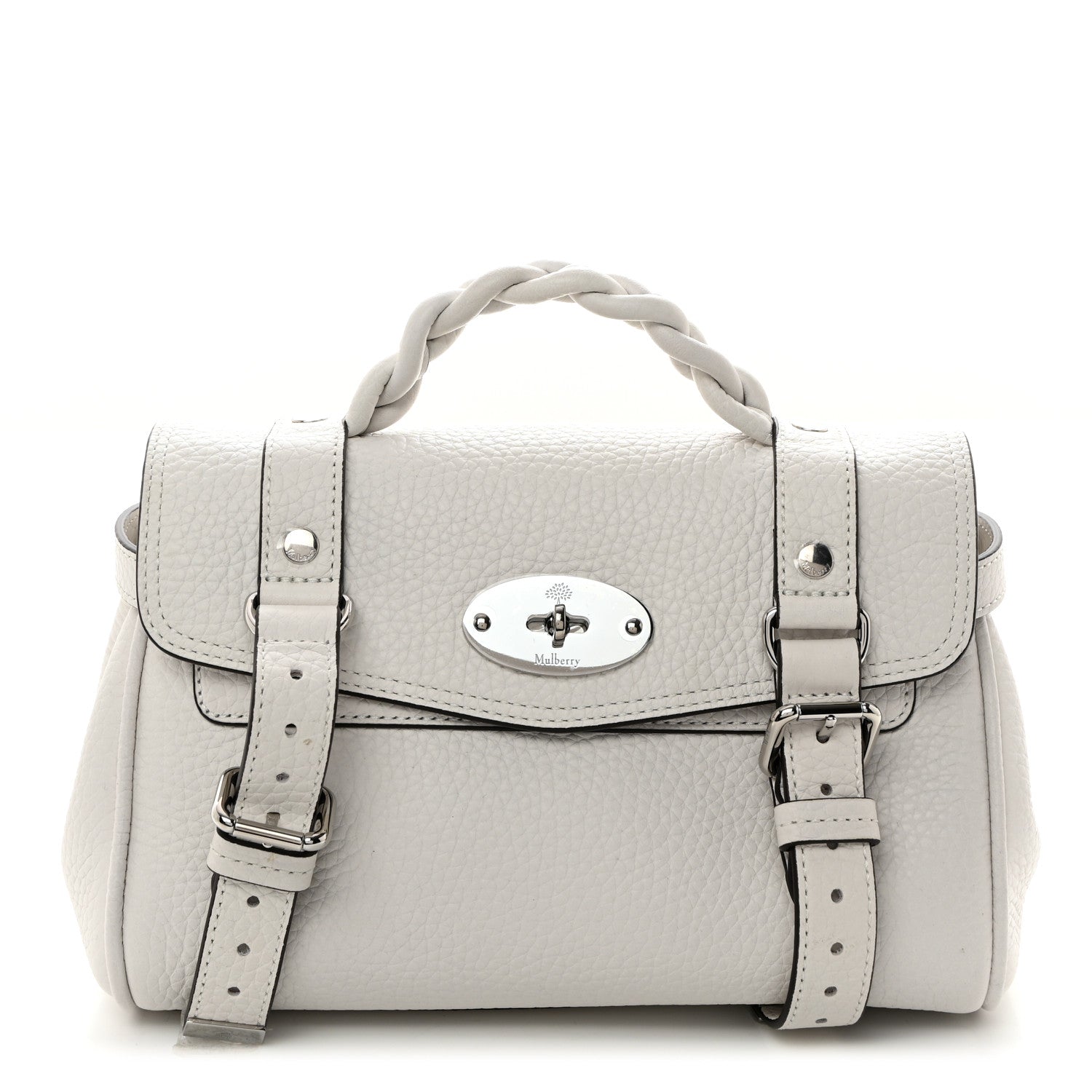 Mulberry Heavy Grain Mini Alexa White 1 of 10