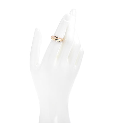 Cartier 18K Pink Yellow White Gold Small Trinity Ring 52 6 2 of 4