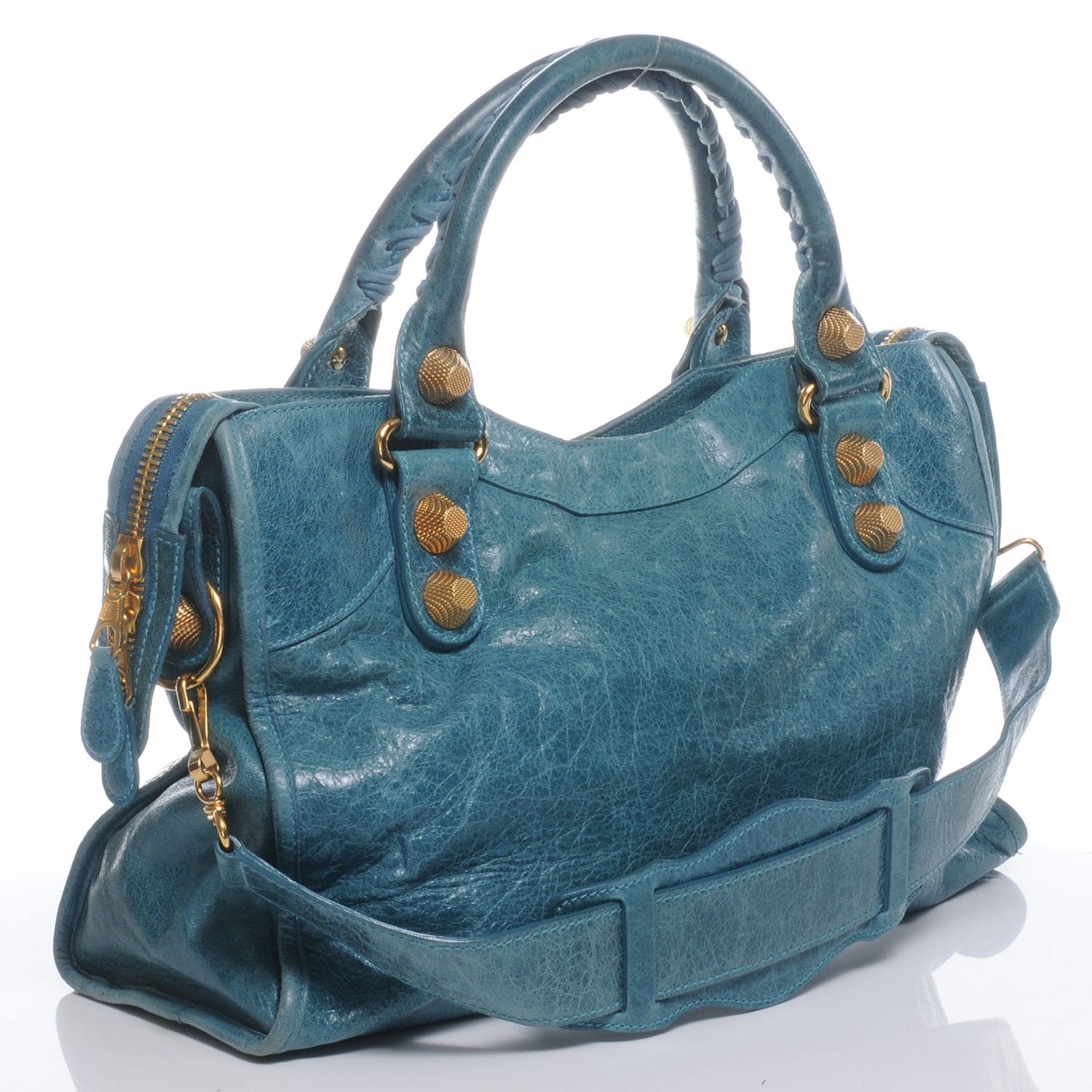 Balenciaga Agneau Giant 21 Gold Hardware City Cyclade 3 of 7