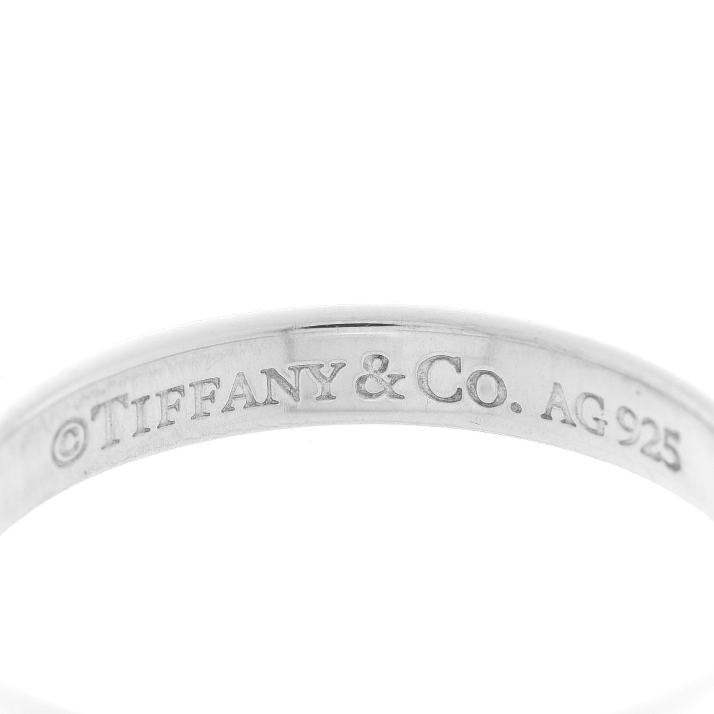 Sterling Silver I Love You Band Ring 49 5