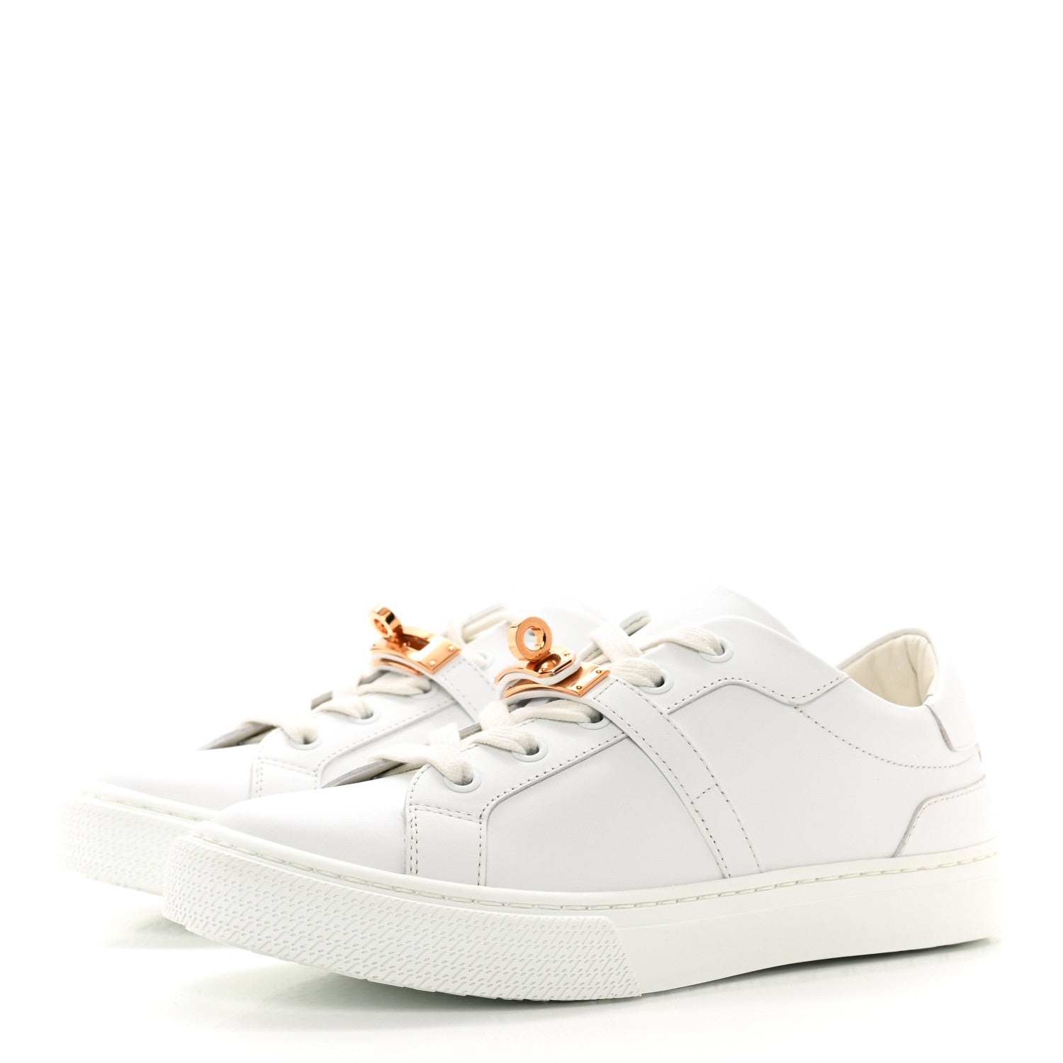 Hermes Calfskin Day Sneakers 36.5 White 3 of 8