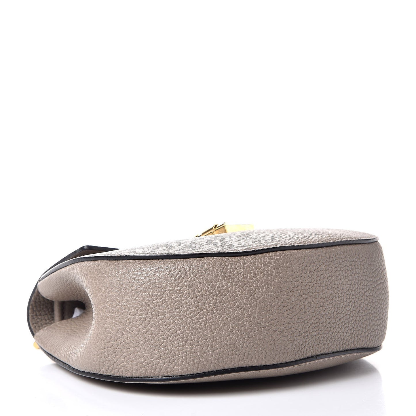 Grained Lambskin Drew Shoulder Bag Motty Grey
