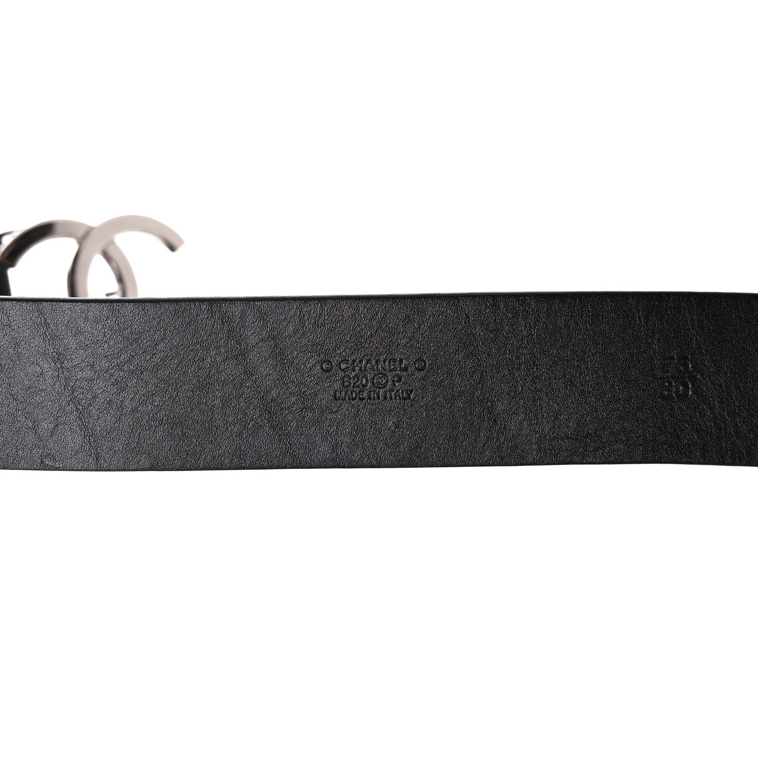 Chanel Caviar CC Logo Belt 75 30 Black 3 of 7