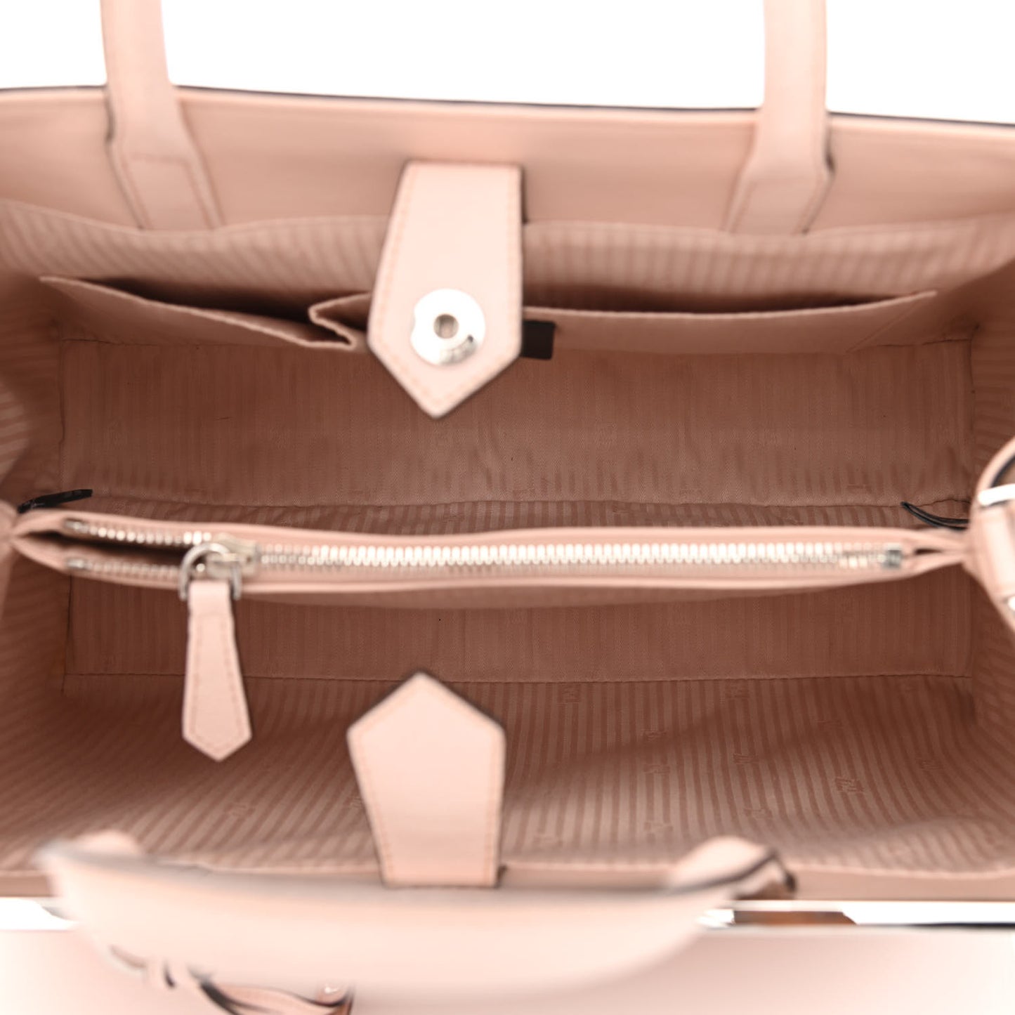 Vitello Elite Colorblock Regular 2Jours Tote Rosa Plaster Orzo Papavero