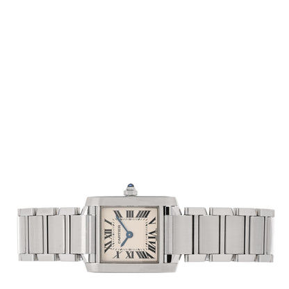Cartier Stainless Steel 20mm Tank Francaise Quartz Watch 2 of 5