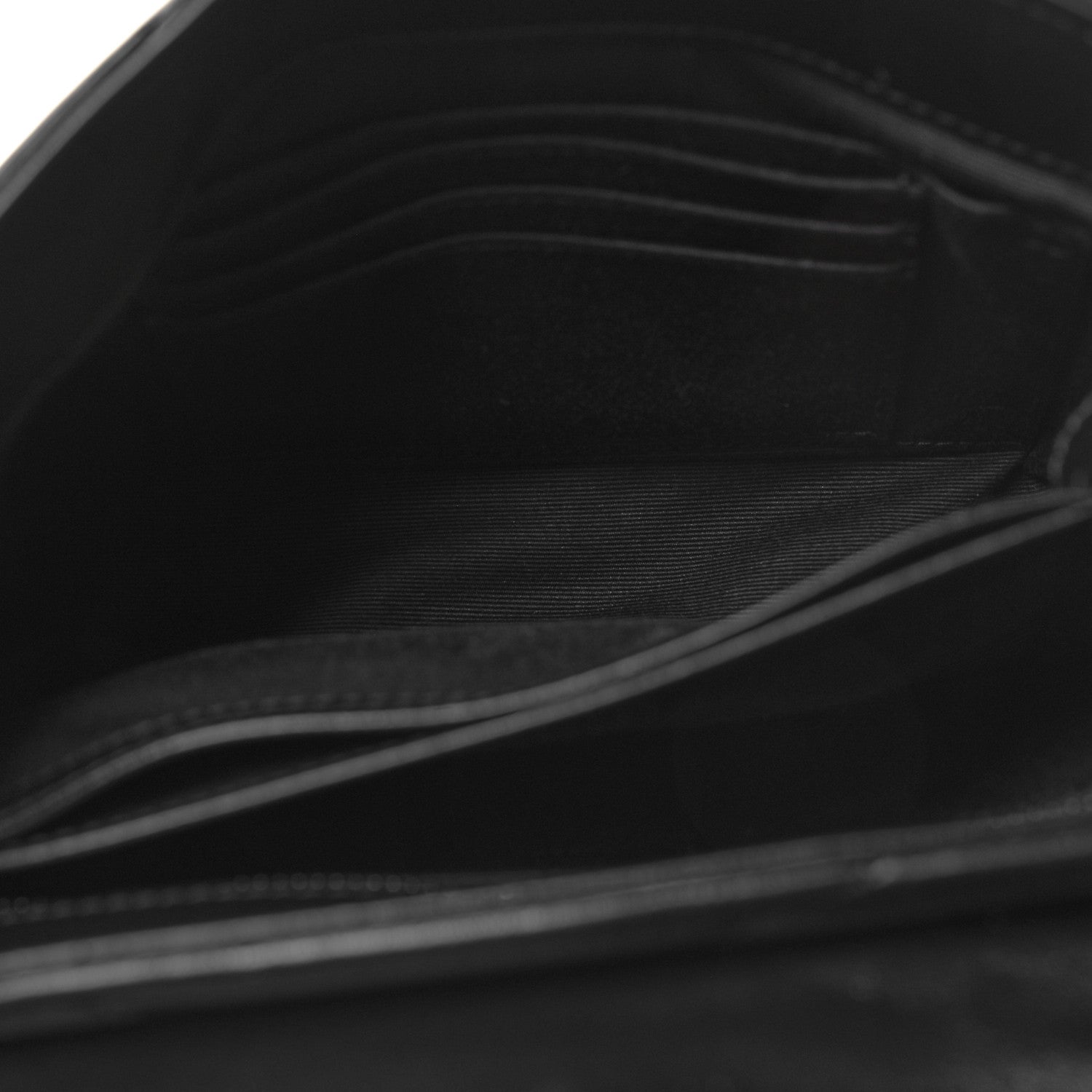 Saint Laurent Calfskin Y Quilted Monogram Monochrome Toy Loulou Crossbody Bag Black 5 of 11