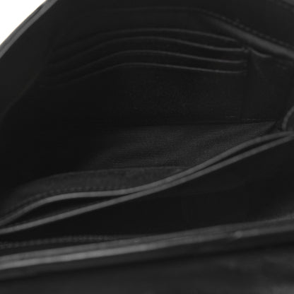 Saint Laurent Calfskin Y Quilted Monogram Monochrome Toy Loulou Crossbody Bag Black 5 of 11