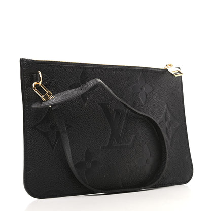Louis Vuitton Empreinte Monogram Giant Neverfull MM Pochette Black 3 of 5