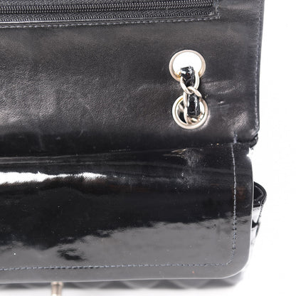 Chanel Patent Quilted Small Double Flap Black 11 of 11