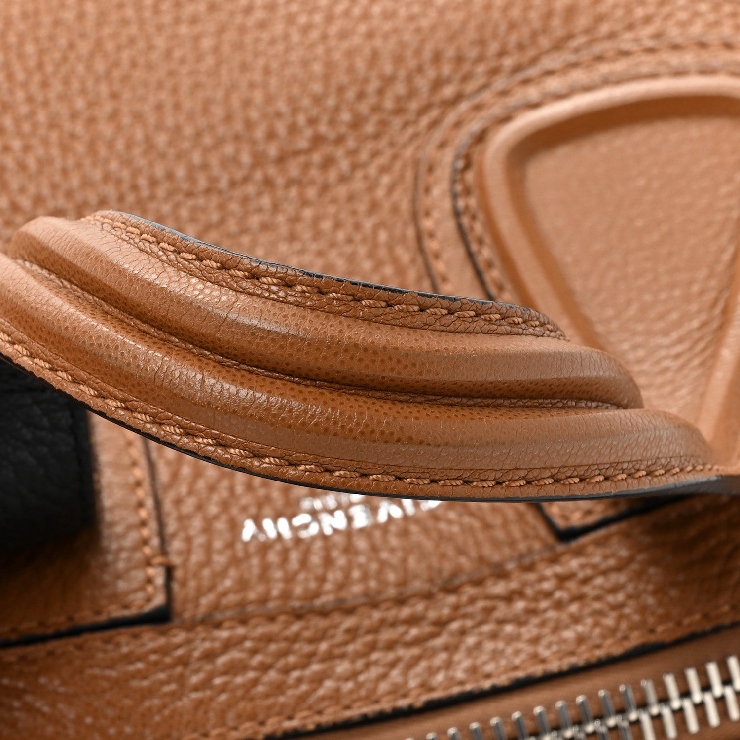 Givenchy Waxy Grained Calfskin Medium Nightingale Brown 14 of 15