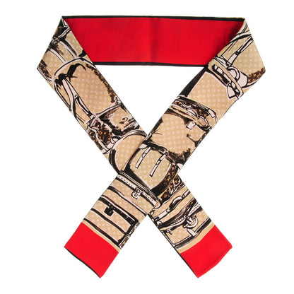 Louis Vuitton Silk Monogram Trunks Bandeau Brown 1 of 3