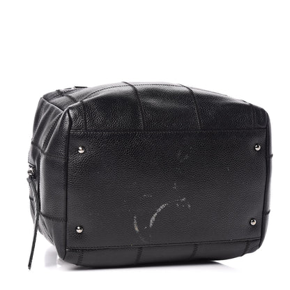 Chanel Caviar Square Stitched Bowler Black 4 of 11