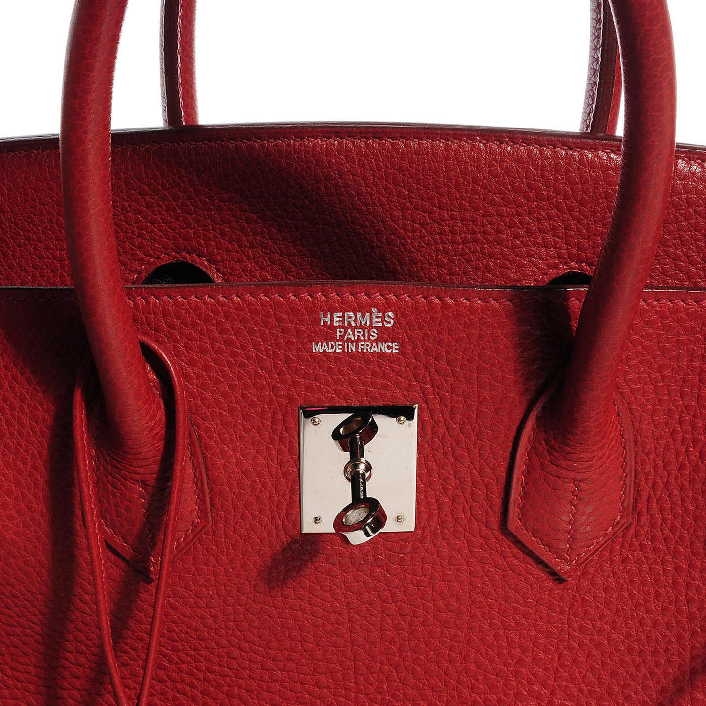 Togo Birkin 35 Rouge H and Ebene