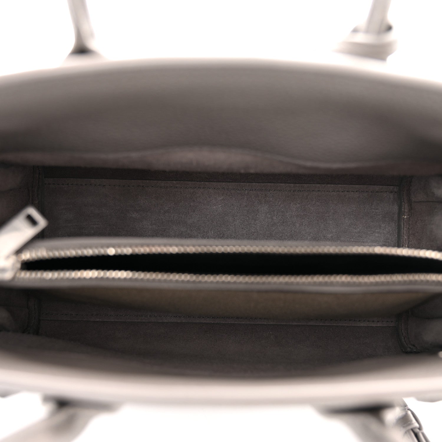 Saint Laurent Grained Calfskin Baby Supple Sac De Jour Fog 4 of 9