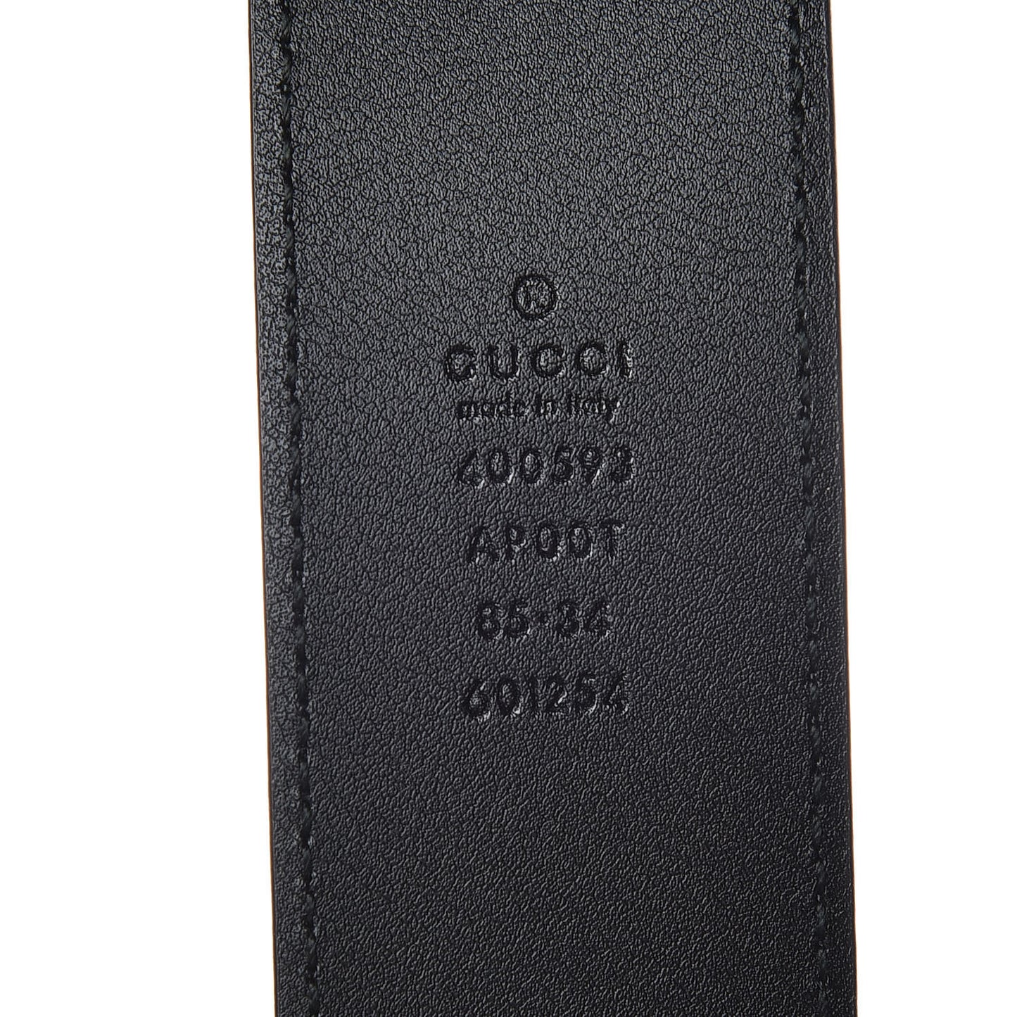 Calfskin Double G 40mm Belt 85 34 Black