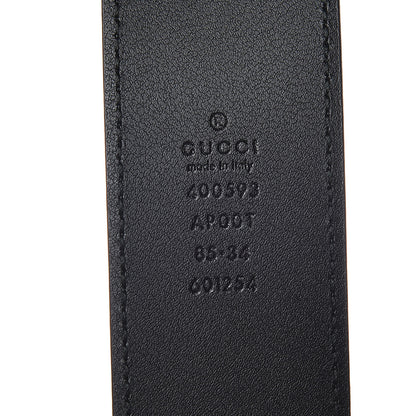 Gucci Calfskin Double G 40mm Belt 85 34 Black 4 of 7