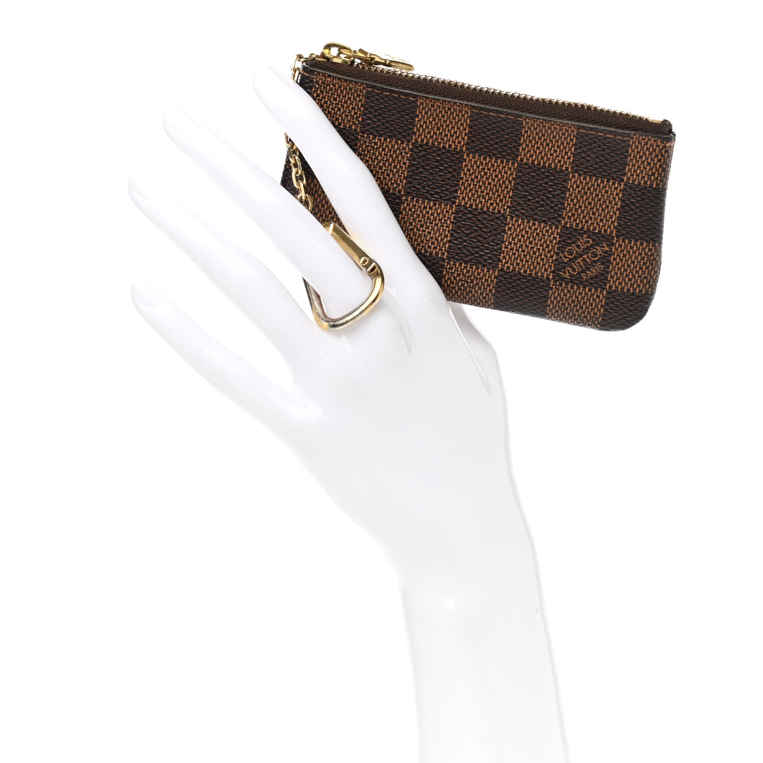 Louis Vuitton Damier Ebene Key Pouch 2 of 7