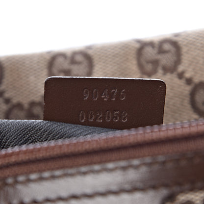 Gucci Monogram Flat Messenger Bag Dark Brown 7 of 12