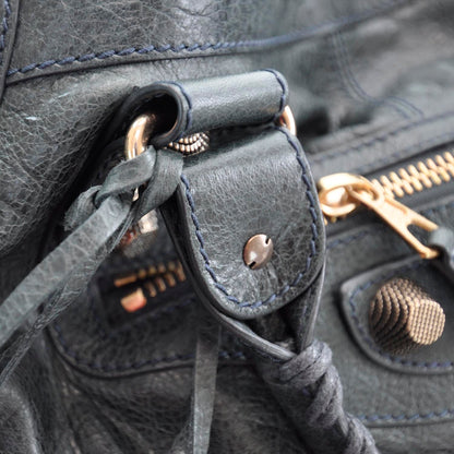 Balenciaga Agneau Giant 21 Rose Gold Hardware Part Time Anthracite 10 of 10