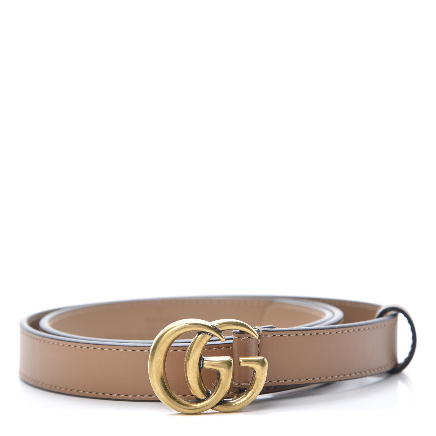 Gucci Calfskin Double G 20mm Belt 80 32 Porcelain Rose 1 of 5