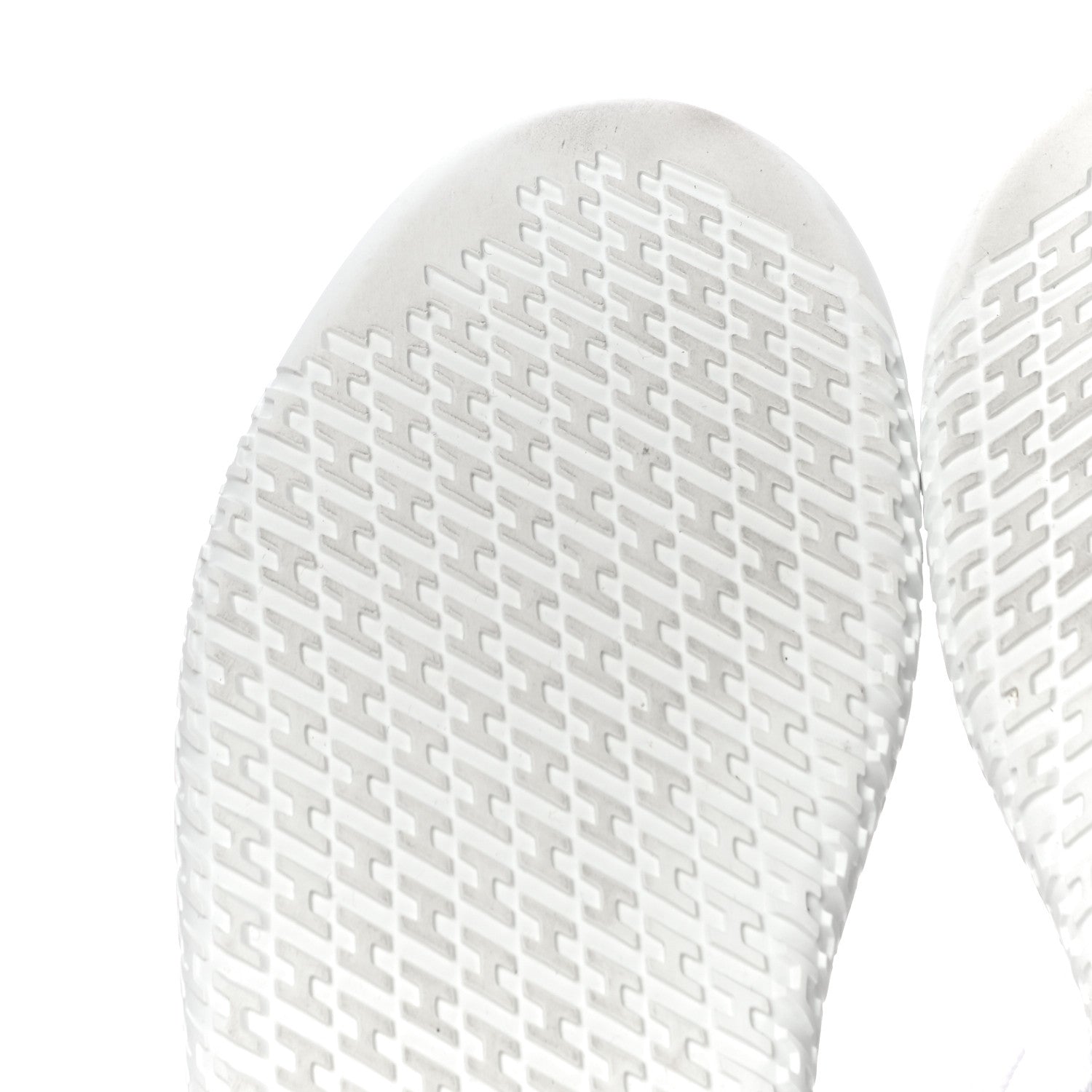 Hermes Knit Suede Goatskin Womens Crew Sneakers 36 White Gris 11 of 18